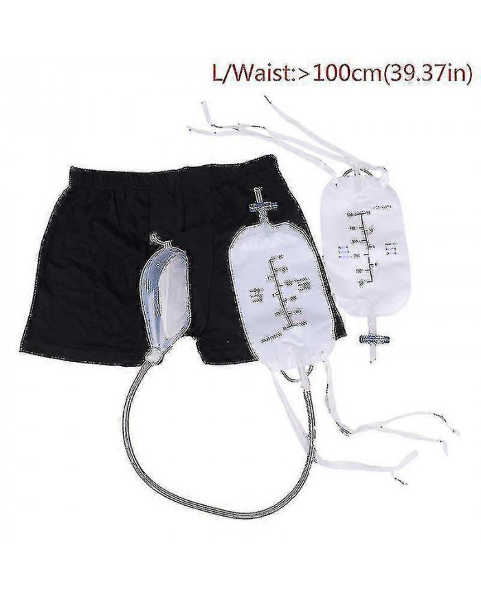 Sac d’urinoir masculin réutilisable Sac d’urine Silicone Entonnoir d’urine Collecteur de porte-pipi avec cathéter [...]