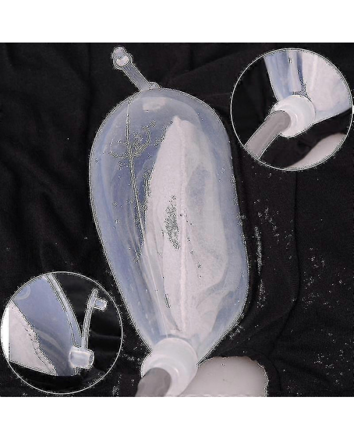 Sac d’urinoir masculin réutilisable Sac d’urine Silicone Entonnoir d’urine Collecteur de porte-pipi avec cathéter [...]