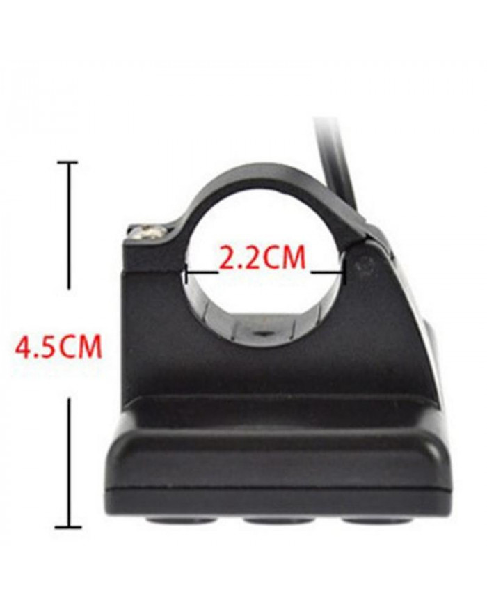 S866 Vélo Électrique LCD Affichage E-Bike Électrique Scooter Affichage Compteur Panneau De Contrôle avec Prise Étanche