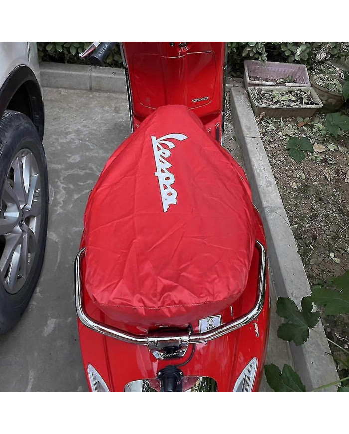 1pc Moto Imperméable Housse De Siège Extensible Accessoires Cas Pour Vespa Gts300 150 Étanche À La Poussière [...]