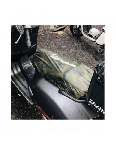 1pc Moto Imperméable Housse De Siège Extensible Accessoires Cas Pour Vespa Gts300 150 Étanche À La Poussière [...]