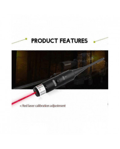 Kit de visée d’alésage avec boîte de transport Outils de chasse universels réglables Axe de visée léger résistant [...]