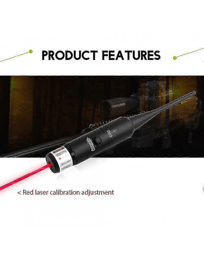 Kit de visée d’alésage avec boîte de transport Outils de chasse universels réglables Axe de visée léger résistant [...]