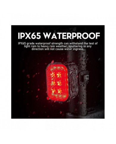 Ensemble d’éclairage de vélo super lumineux,Lumière LED rechargeable USB de vélo,Lumière de vélo pour la conduite [...]