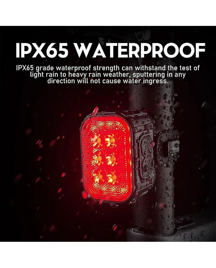 Ensemble d’éclairage de vélo super lumineux,Lumière LED rechargeable USB de vélo,Lumière de vélo pour la conduite [...]