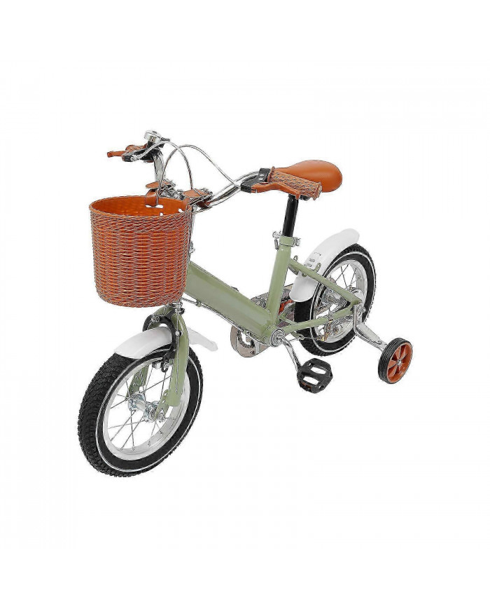 Vélo pour enfants de 12 pouces vert/jaune/rose