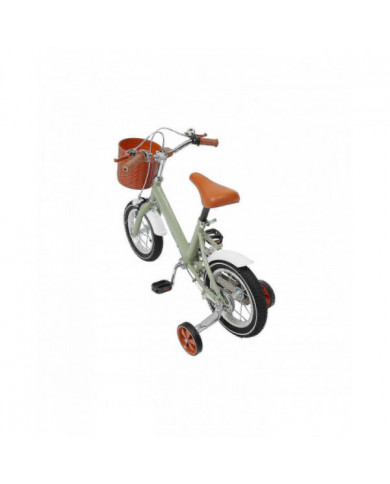 Vélo pour enfants de 12 pouces vert/jaune/rose