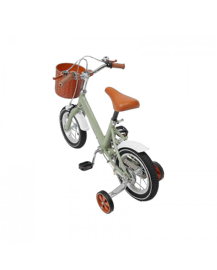 Vélo pour enfants de 12 pouces vert/jaune/rose