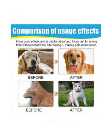 Traitement de la toux pour chiens, solution de gouttes à base de plantes pour les chiens complément alimentaire, [...]