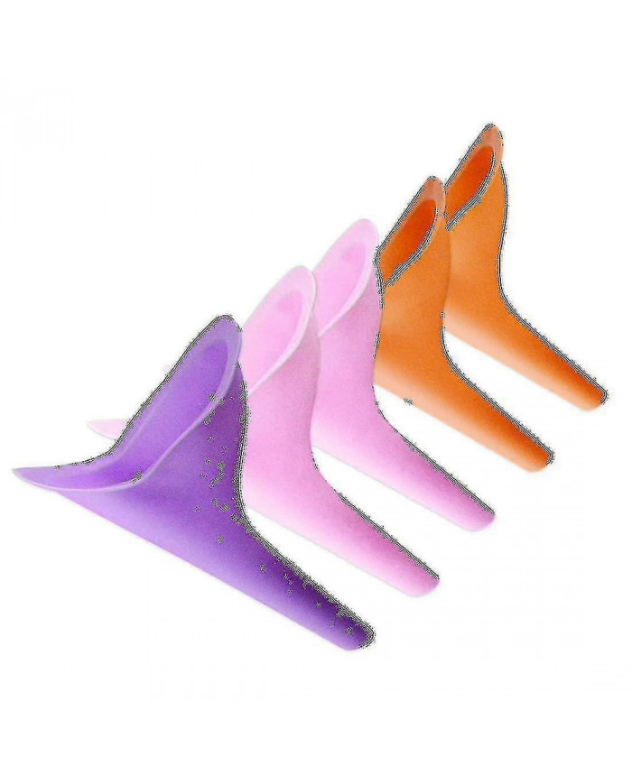 Dispositif d’urination féminine - Entonnoir d’urinoir 5 pièces pour femmes Entonnoir de pipi féminin réutilisable [...]