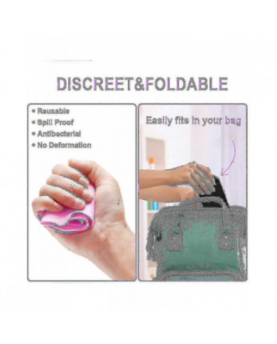 Dispositif d’urination féminine - Entonnoir d’urinoir 5 pièces pour femmes Entonnoir de pipi féminin réutilisable [...]