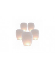 Lanternes de ciel Respectueux de l’environnement, biodégradable sans fil Lanterne en papier résistant au feu à [...]