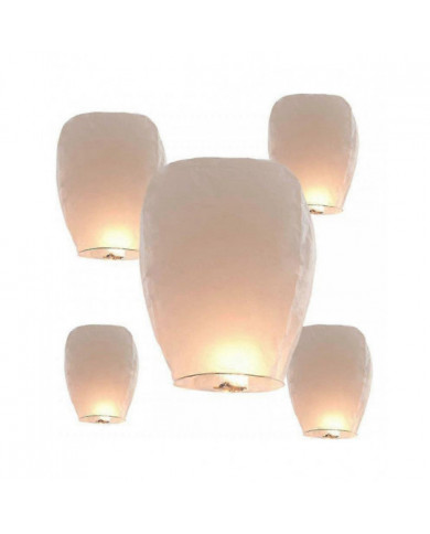 Lanternes de ciel Respectueux de l’environnement, biodégradable sans fil Lanterne en papier résistant au feu à [...]