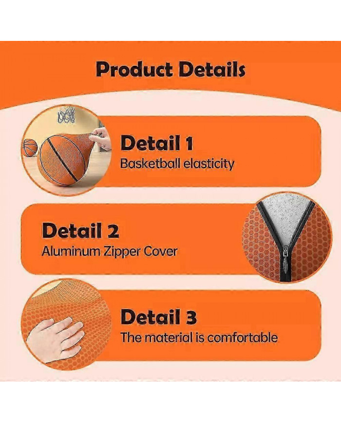 Le Handleshh Silent Foam Basketball Dribble Ballons de Basket-ball Silencieux d’intérieur