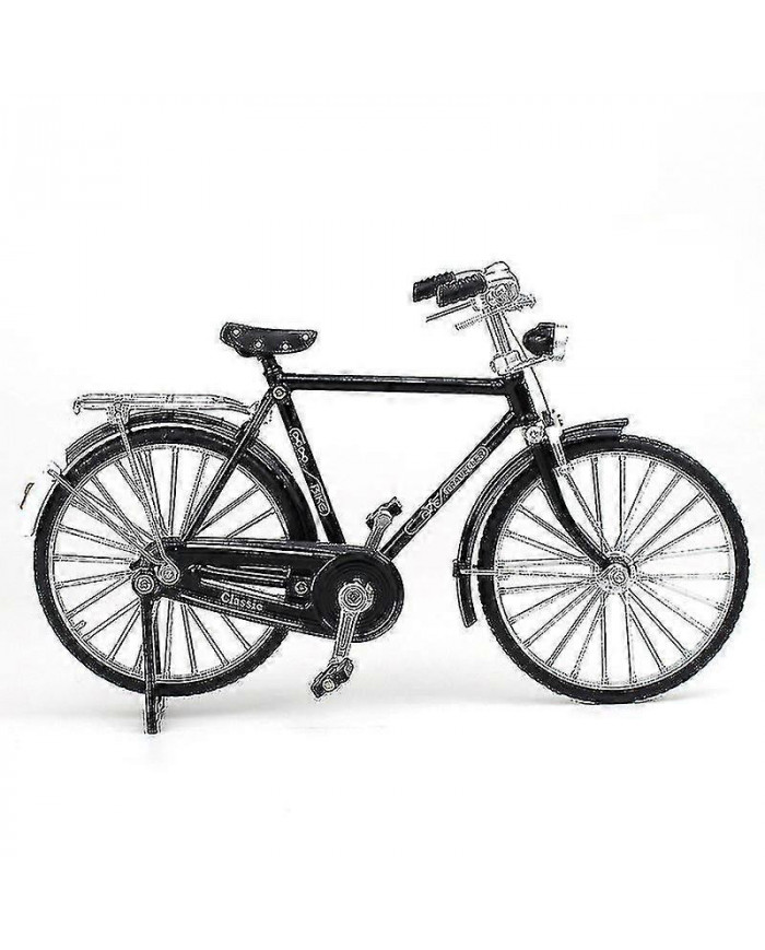 1: 10 Alliage Classic Retro Bicycle Model Ornament