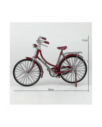 1: 10 Alliage Classic Retro Bicycle Model Ornament