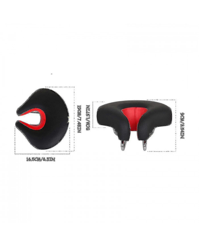 Selle de vélo pas de nez Selle de vélo de montagne épaissi Super Soft Cushio