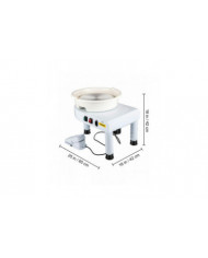 Roue de poterie 11 pouces Roue en céramique Machine Lever Jambes Pédale Kit d’outils de bricolage