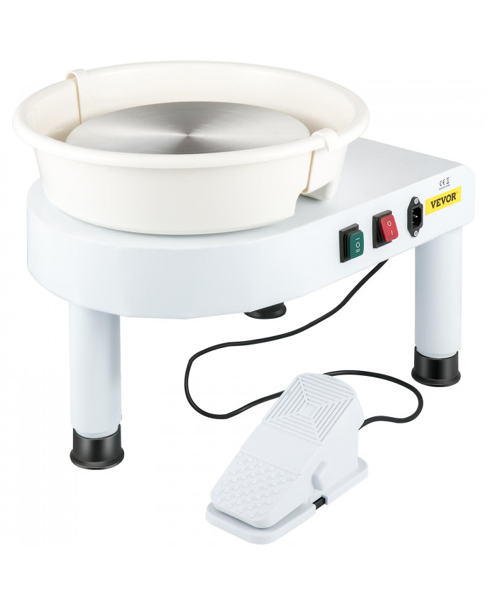 Roue de poterie 11 pouces Roue en céramique Machine Lever Jambes Pédale Kit d’outils de bricolage