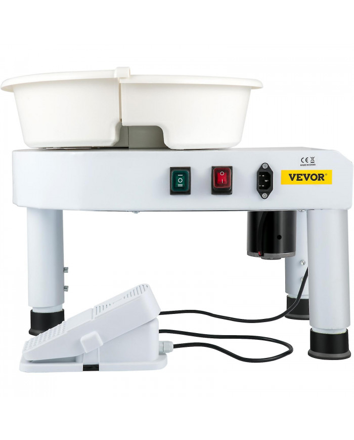 Roue de poterie 11 pouces Roue en céramique Machine Lever Jambes Pédale Kit d’outils de bricolage