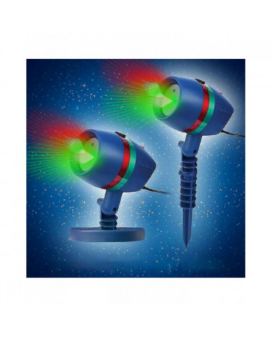 Lumières De Jardin Étoile De Noël Projecteur D’éclairage Mobile Leds Couleur Vert Rouge Pour Décoration De Fête [...]