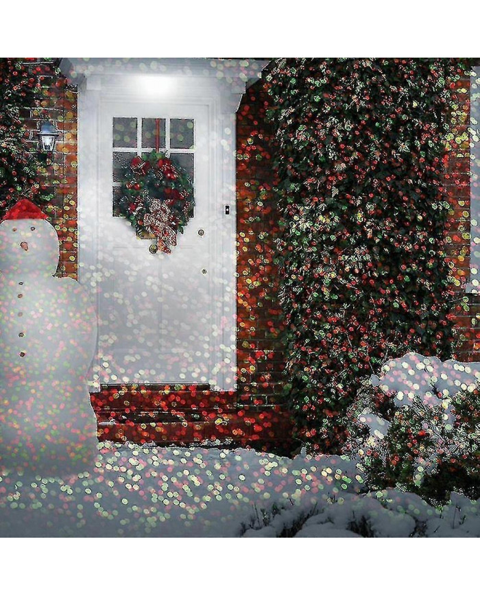 Lumières De Jardin Étoile De Noël Projecteur D’éclairage Mobile Leds Couleur Vert Rouge Pour Décoration De Fête [...]