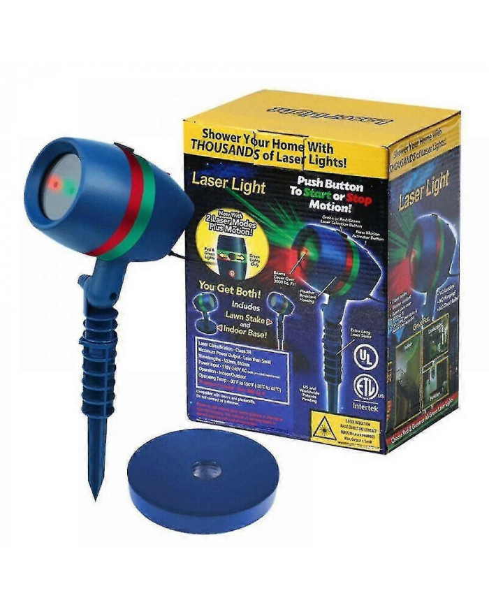 Lumières De Jardin Étoile De Noël Projecteur D’éclairage Mobile Leds Couleur Vert Rouge Pour Décoration De Fête [...]