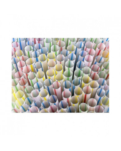 1000x Pailles en plastique Bendy Pailles colorées Anniversaire Mariage Fête d’été Boisson