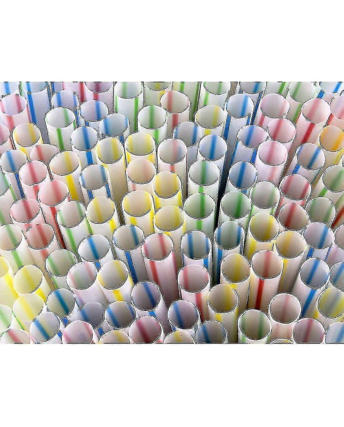 1000x Pailles en plastique Bendy Pailles colorées Anniversaire Mariage Fête d’été Boisson