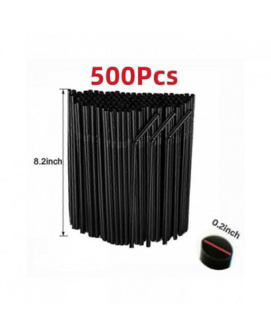 1000x Pailles en plastique Bendy Pailles colorées Anniversaire Mariage Fête d’été Boisson