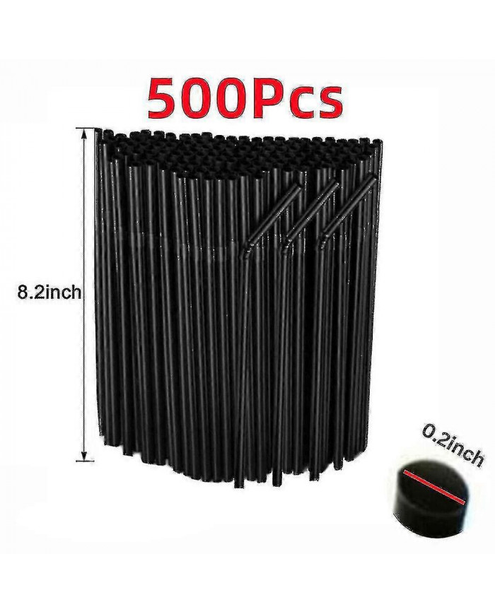 1000x Pailles en plastique Bendy Pailles colorées Anniversaire Mariage Fête d’été Boisson