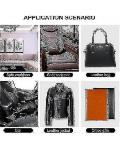 Autocollant de réparation de cuir Patch Canapé Canapé Siège d’auto Chaise Rénovation Autocollant