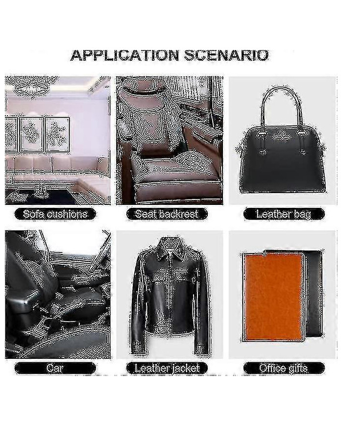 Autocollant de réparation de cuir Patch Canapé Canapé Siège d’auto Chaise Rénovation Autocollant