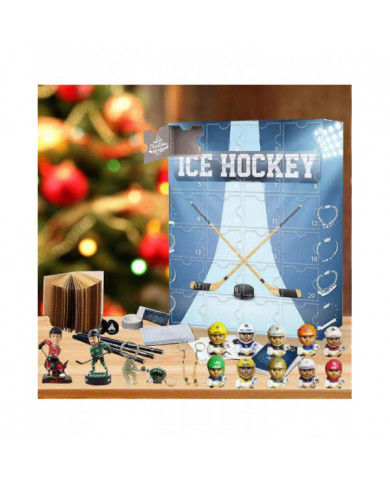 Calendrier de l’Avent Hockey sur glace 2024 pour les enfants et la famille, Calendrier du compte à rebours de Noël [...]