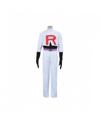 Cosplay Galaxy Rockets James Jessie Pullover Pantalon Jupe Gants Bas Ensemble Complet Jeu Costume Unisexe Adultes