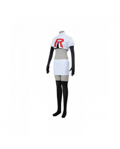 Cosplay Galaxy Rockets James Jessie Pullover Pantalon Jupe Gants Bas Ensemble Complet Jeu Costume Unisexe Adultes