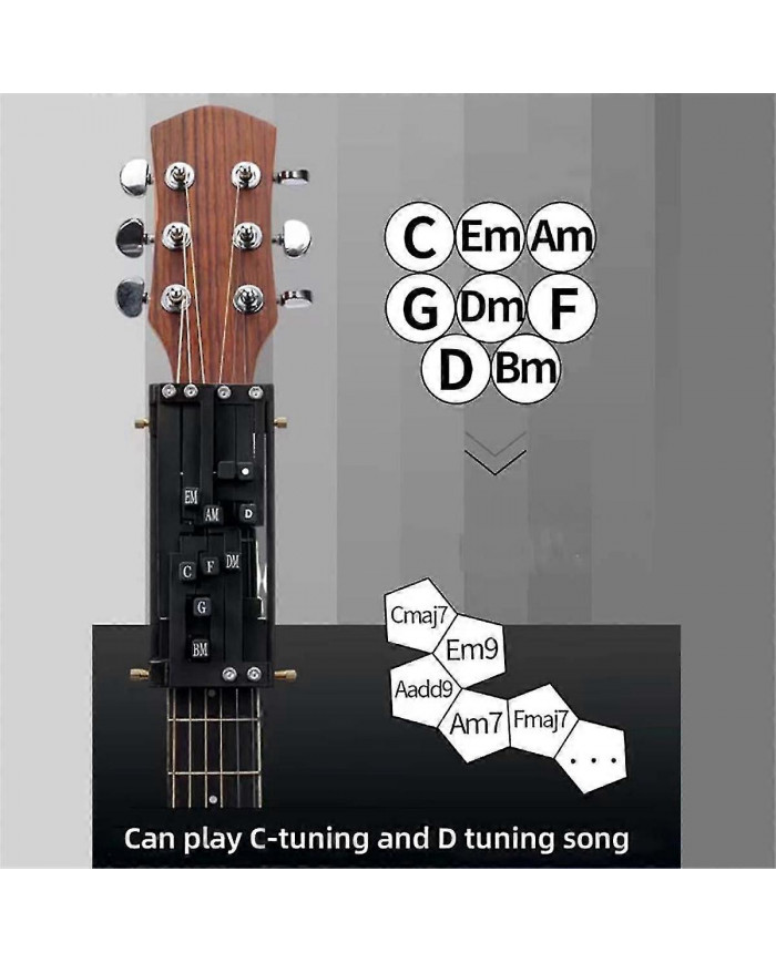 Outil d’aide à l’apprentissage de la guitare avec 16 accords, Guitar Chord Trainer Système d’apprentissage des [...]