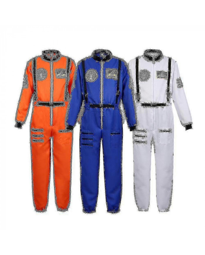 Costume d’astronaute Space Suit pour adultes Cosplay Costumes Zipper Halloween Costume Couple Flight Jumpsuit Plus [...]