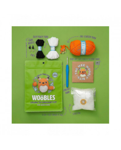 Kit de crochet pour débutants bricolage au Crochet Kit d’animaux en peluche Kit de Crochet pour débutant