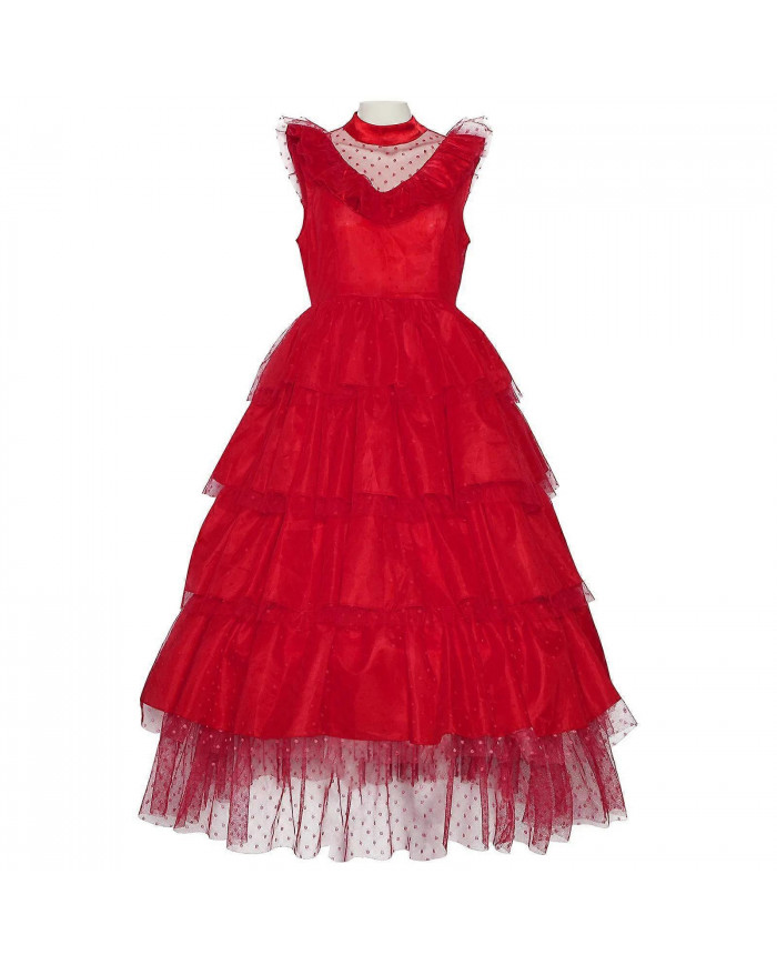 2024 Lydia Ghost Bride Cosplay Costumes Femmes Rouge Robe de mariée Gants Costume Film Cosable Cosplay Costumes [...]