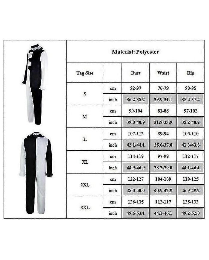 Adultes Cosplay Costume Set Terrifier Art Le Clown Joker Halloween Mascarade Déguisement - JA