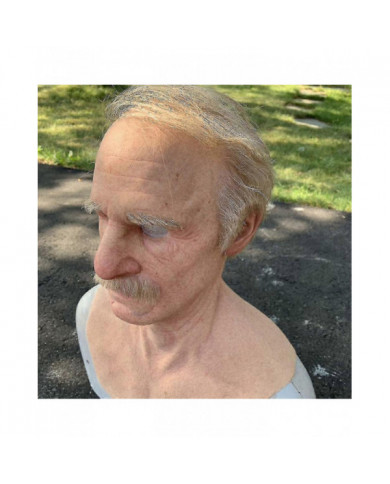 1 Masques en latex réalistes, grand nez vieil homme Supersoft ride visage couvre-chef mascarade partie