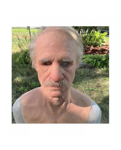 1 Masques en latex réalistes, grand nez vieil homme Supersoft ride visage couvre-chef mascarade partie