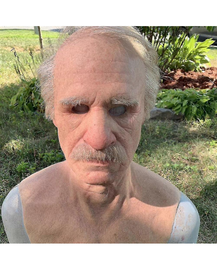 1 Masques en latex réalistes, grand nez vieil homme Supersoft ride visage couvre-chef mascarade partie