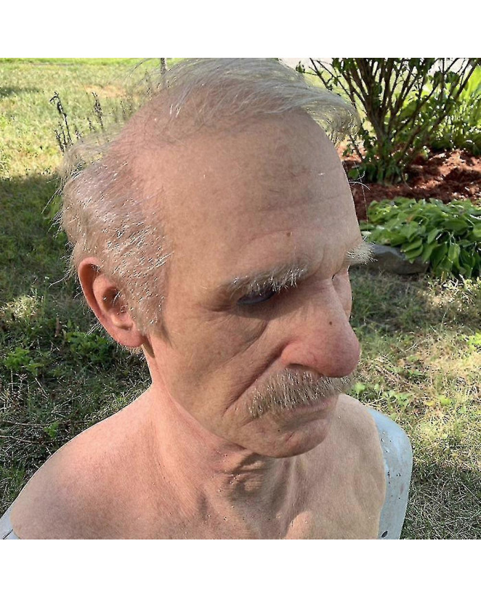 1 Masques en latex réalistes, grand nez vieil homme Supersoft ride visage couvre-chef mascarade partie