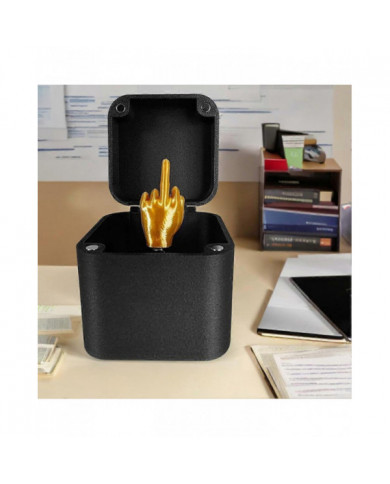 Cadeau surprise doigt d’honneur, Pop Up Majeur Surprise Boîte cadeau Jouets, 2024 Nouveauté de Noël Fun Farce Cadeau