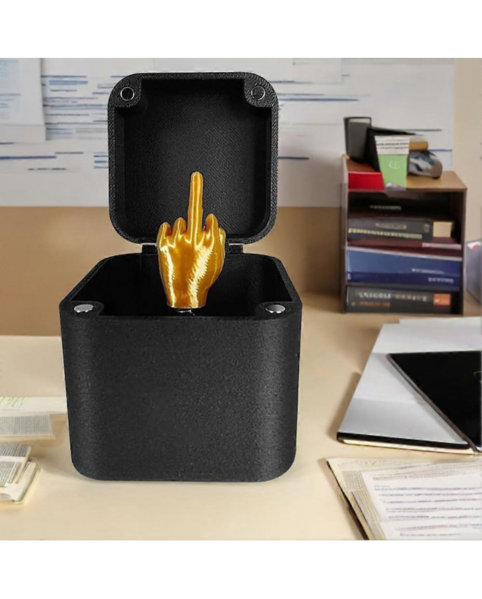 Cadeau surprise doigt d’honneur, Pop Up Majeur Surprise Boîte cadeau Jouets, 2024 Nouveauté de Noël Fun Farce Cadeau