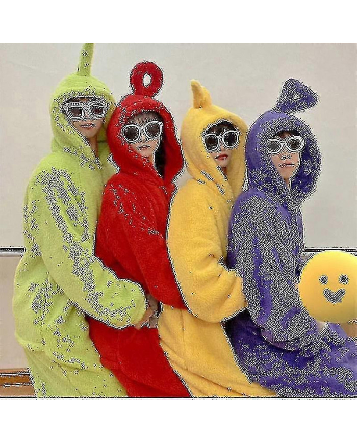 Accueil 4 Couleurs Teletubbies Cosplay Pour Adulte Drôle Tinky Winky Anime Dipsy Laa-laa Po Soft Manches Longues [...]