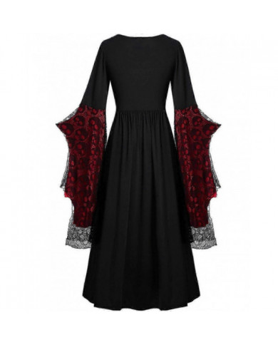 Costumes d’Halloween Femme 2024 Dentelle Plus Taille Renaissance Robe Halloween Adulte Robe de bal Robes Corset [...]