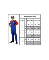 Homme Adulte Super Mario Et Luigi Déguisement Plombier Bros Halloween Costume-e